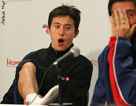 Patrick Chan, his smelly feet, and Evan Lysacek